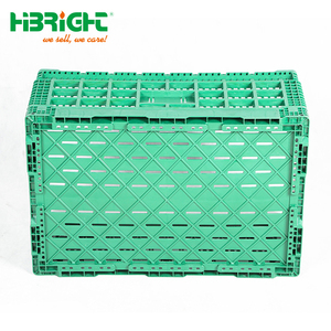 Collapsible Plastic Farm Folding <strong>Box</strong> Vegetable &amp; Fruit <strong>Crate</strong> Boxes - Product Image 2