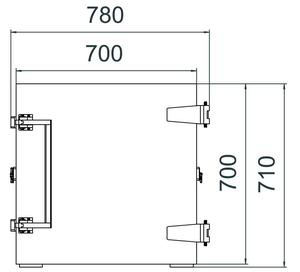 Hot bán 600x600x600mm RF che chắn hộp 0.8 ~ 6GHz âm thanh di động EMI Wifi 4G 5G GSM điện thoại thử nghiệm hướng dẫn sử dụng RF lá chắn hộp - Product Image 5