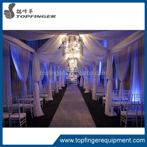 Tfr indoor wedding stand telescopic aluminum pipe stand and hang the curtain Sheer - Product Image 2