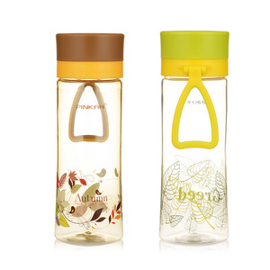 Pinkah drinkware most popular products private label leakproof bpa free tritan sport plastic water bottle with handle