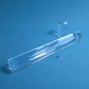 Lente de varilla de sílice fundida óptica, varilla de vidrio Bk7