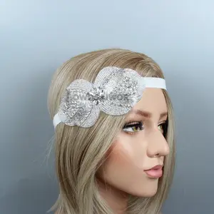 New Wedding Headband Băng Đô Headband Wedding Bridal Phụ Kiện Tóc Phụ Nữ Headpieces Head Mặc Vintage Băng Tóc