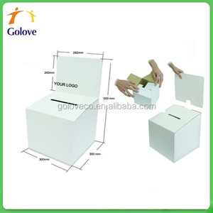 折叠式瓦楞捐款箱、投票箱立捐款箱 - Product Image 3