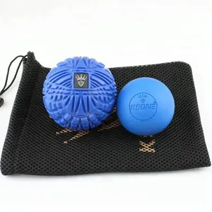 Bolas de exercício TPR Bola de massagem grande texturizada com logotipo personalizado Bola relaxante muscular grande 8 cm