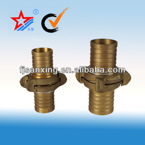 Francés/ruso de aluminio inoxidable/de latón/de acero de <span class=keywords><strong>la</strong></span> manguera de fuego acopladores en sanxing fabricante - Product Image 1