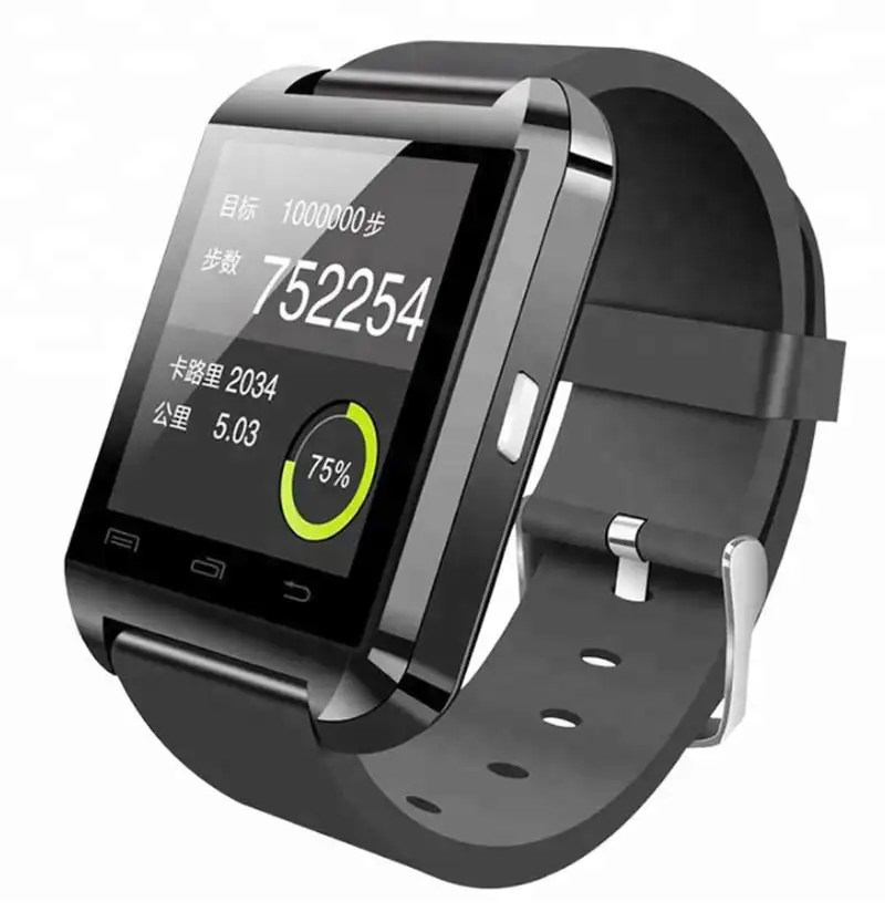 2018 ขายร้อน U8 Smartwatch BT นาฬิกาข้อมือสมาร์ทนาฬิกาโทรศัพท์ Mate เตือนการโทรสำหรับ Android/iOS/iPhone /Samsung/HTC