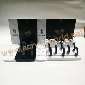 Estante de exhibición de reloj OEM de alto brillo personalizado con soporte de exhibición de bloque de reloj de anillo C Acrílico - Product Image 2