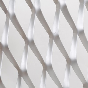 Revêtement mural en aluminium, <span class=keywords><strong>métal</strong></span> expansé galvanisé/acier inoxydable, forme diamant, <span class=keywords><strong>métal</strong></span> expansé surélevé pour passerelle - Product Image 2