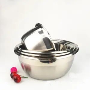 Best Rated Checkered Chef Stainless Steel Mixing Bowl Set, 5 Metal Prep Bowls Dishwasher Safe
