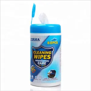 computer cleaning wet wipes barrel 88 pcs wet towel