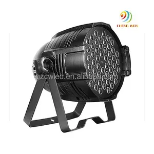 מוצר חדש סיטונאי DMX 512 led שטוח par אור 54 יחידות * 3 w rgbw אור led par