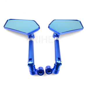 Espejo retrovisor Universal para motocicleta, espejos laterales traseros CNC para YAMAHA YBR125 NMAX MT-03 MT03 XMAX <span class=keywords><strong>MT07</strong></span> - Product Image 4