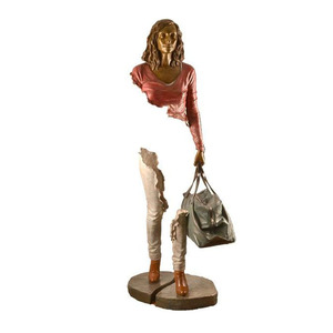 Statue française en métal, sculptures de <span class=keywords><strong>Voyage</strong></span> féminins, fabrication d'usine, pour décoration de maison, - Product Image 3