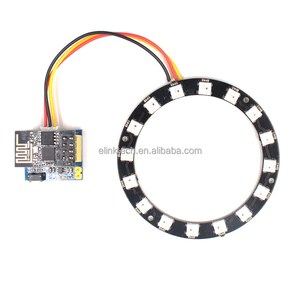 Module de contrôle LED RGB ESP8266 <span class=keywords><strong>ESP</strong></span>-<span class=keywords><strong>01</strong></span> <span class=keywords><strong>ESP</strong></span>-01S pour anneau lumineux <span class=keywords><strong>WS2812</strong></span> - Product Image 2