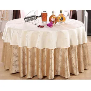 Popular round church table cloth for christmas