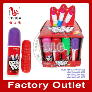 Posh pop pirulito doce vermelho batom doces