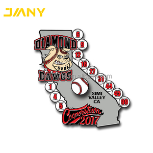 <strong>Custom</strong> <strong>Made</strong> Baseball Pin <strong>Badges</strong> for Souvenir, Good Quality Enamel Lapel Pin - Product Image 4