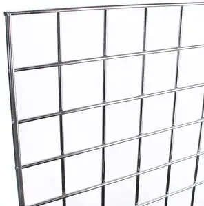 Customized chrome/powder coating metal gridwall grid wall panel
