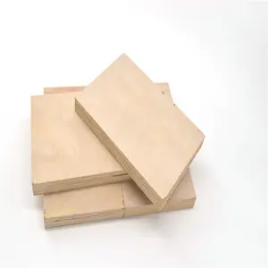 Comercial ruso Báltico blanco chapa de abedul panel de madera contrachapado para muebles y artesanía/corte por láser de madera contrachapada/placa