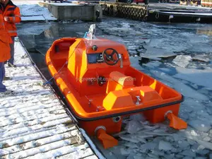 Kapazität 6 Personen Marine Fast Fiberglas Rettungsboot