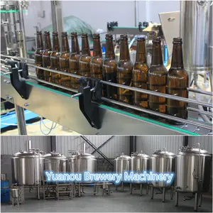 Mini equipamento personalizado de alta performance, máquina pequena de produção de cerveja 800l/lote de cerveja
