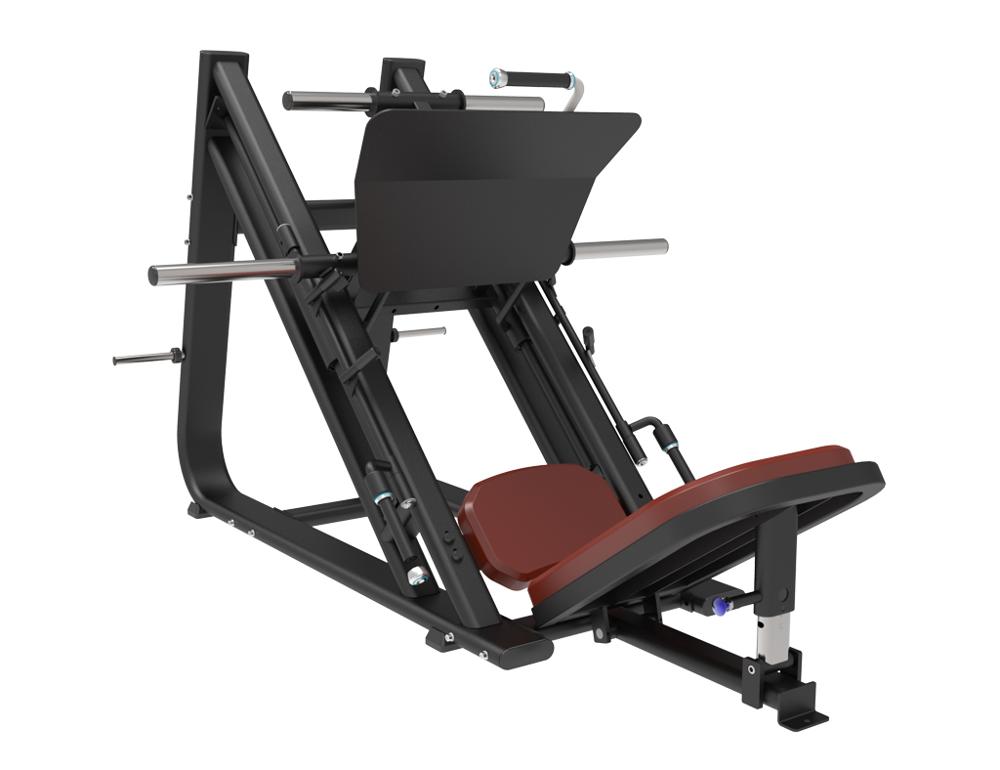 商業ジム45度レッグプレスハックスクワットマシンフィットネス
