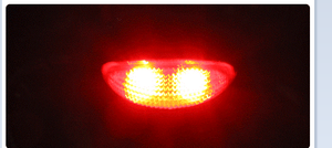 Economico e Risparmio energetico Solare di Notte Della Bicicletta Attenzione Luce di Coda - Product Image 6