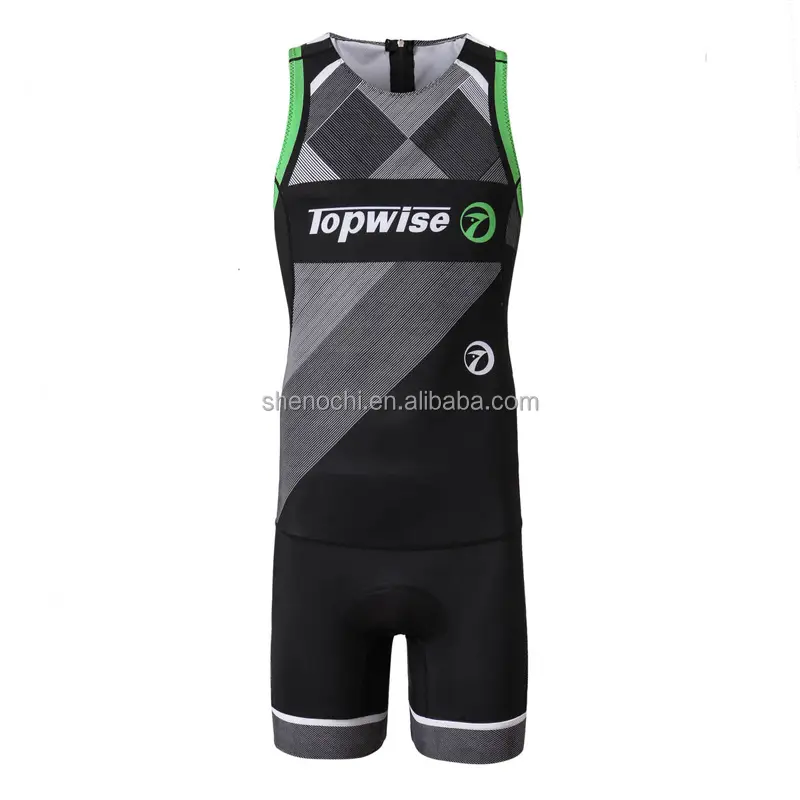 Custom brand mountain road bike jersey cycling one piece skin suit with gel pad