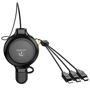 Nuovo Design One-click di Recupero Singolo Lato Tirare A Scomparsa 3 in 1 Cavo di Ricarica USB Per Android <span class=keywords><strong>iPhone</strong></span> Tipo <span class=keywords><strong>c</strong></span> - Product Image 1