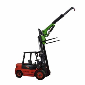 Bob levantar mini 6 ton hidráulica plegable grúa de <span class=keywords><strong>pluma</strong></span> de la carretilla elevadora jib archivo adjunto - Product Image 1