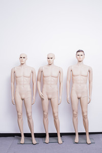 Bald Head Full Body Flesh Tone Silicone <strong>Mannequin</strong> <strong>Male</strong> - Product Image 4