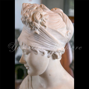 Busto de mármol blanco de 60 cm de <span class=keywords><strong>Mme</strong></span>. Recamier - Product Image 5
