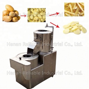 Machine à éplucher et à couper les pommes de terre en spirale, <span class=keywords><strong>centrifugeuse</strong></span> commerciale en acier inoxydable de 100 kg, coupe-frites, trancheuse à chips - Product Image 2
