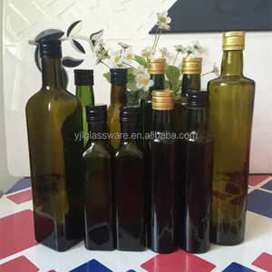 Bottiglie in <span class=keywords><strong>Vetro</strong></span> per Olio d'Oliva Disponibili all'Ingrosso, Varie Dimensioni, Forma Rotonda e Quadrata, 250 ml - Product Image 3