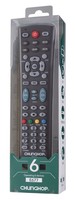 Télécommande universelle E677 avec codes, fonctionne avec 6 appareils avec 1 télécommande