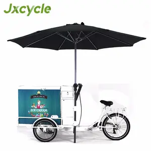 Triciclo eléctrico de carga para helados