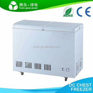 Sollid <span class=keywords><strong>Double</strong></span> <span class=keywords><strong>Porte</strong></span> Dc Et Réfrigérateur Solaire Congélateur Coffre Congélateur De Crème Glacée - Product Image 3