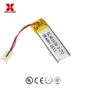 Loud Loa pin có thể sạc lại Li Polymer Pin 3.7V 401030 90mA Pin