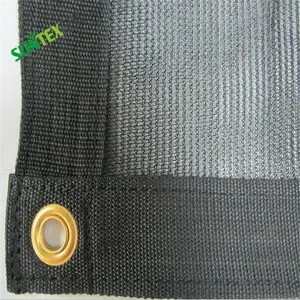 120gsm Mono Black plastic agro shade nets Agricultural horticulture Sun Shading screen roll with eyelets