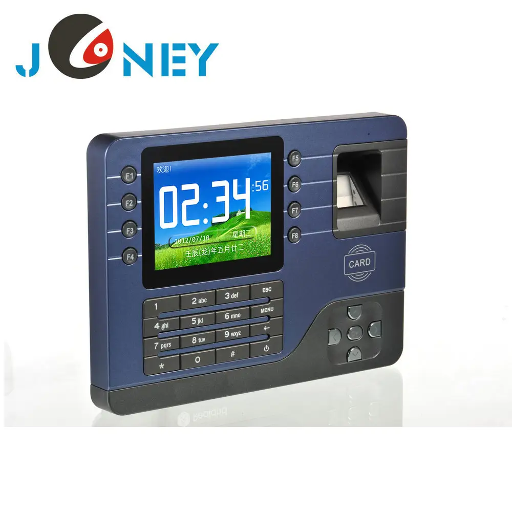 Fingerprint Time Attendance System 3.2" TFT Display Cloud P2P Remote Control Biometric