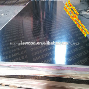 18mm fenólico película marrón enfrentan <span class=keywords><strong>madera</strong></span> para el cemento de hormigonado - Product Image 1