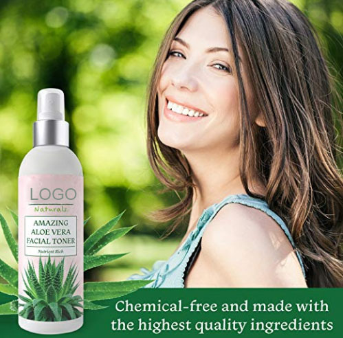 Pur naturel Réapprovisionnement D'eau L'aloe Vera Hydratant visage peau facial toner jet
