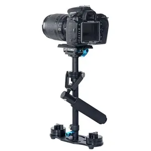 أسود S40L استقرار DSLR ماكس 1.5 كجم 40 سنتيمتر ألياف الكربون يده Gimbal صغيرة Steadicam ل كاميرا كاميرا فيديو DSLR