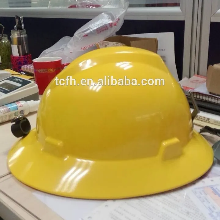 V-образный полнополюсный защитный шлем для горных работ со стандартом CE и ANZI, можно установить держатель лампы