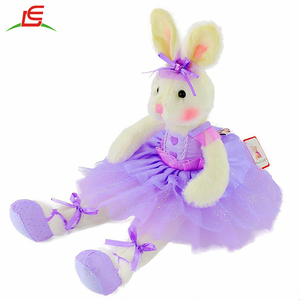 15-Inch Originale Pourpre Adorable Peluche Ballerine <span class=keywords><strong>Lapin</strong></span> Animal En Peluche <span class=keywords><strong>Lapin</strong></span> Poupée - Product Image 3