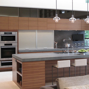 House American Modular Wood Modern Shaker <strong>Small</strong> <strong>Kitchen</strong> <strong>Cabinet</strong> with Artificial Marble Countertop Drawer Basket Faucet &amp; Hinge - Product Image 2