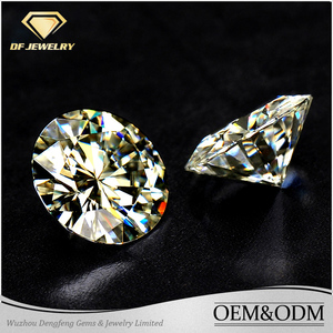 Excelente Corte Forma Redonda de Piedras Preciosas Joyas de Cojín Blanco Twinkle Moissanite <span class=keywords><strong>Diamante</strong></span> para La Joyería - Product Image 2