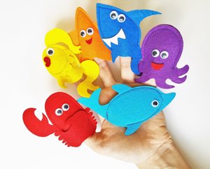 Giocattoli Educativi per bambini animali Africani Feltro <span class=keywords><strong>marionette</strong></span> <span class=keywords><strong>da</strong></span> Dito - Product Image 4