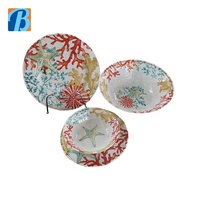 4 pcs kunststoff dauerhaft melamin geschirr individuell druck BPA FREI melamin geschirr