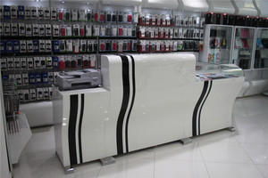 Điện Thoại Di Động Phụ Kiện Hiển Thị Truy Cập Thiết Kế Kính Showcase Hiển Thị Nội Thất Điện Thoại Cửa Hàng Truy Cập - Product Image 4